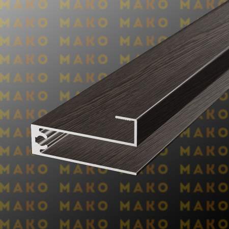 Профиль горизонтальный нижний MS225 Венге табако (A51)